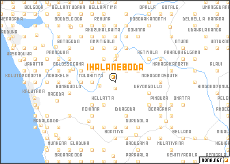 map of Ihala Neboda