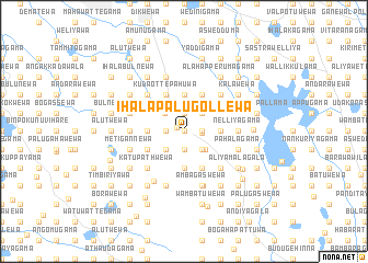 map of Ihala Palugollewa