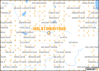 map of Ihala Timbiriyawa