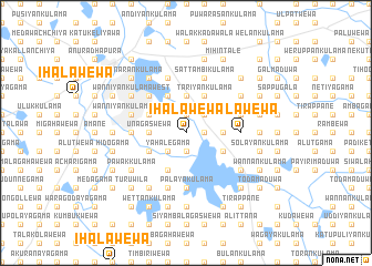 map of Ihalawewa