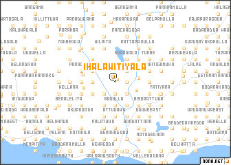 map of Ihala Witiyala