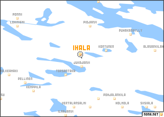 map of Ihala