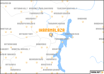 map of Iharamalaza