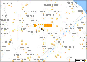 map of Iharamene
