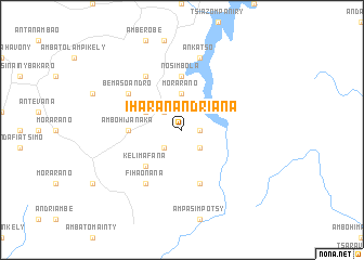 map of Iharanandriana