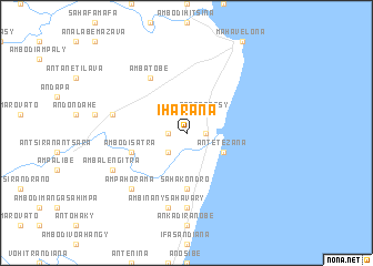 map of Iharana