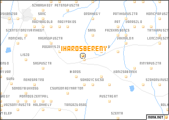 map of Iharosberény