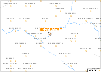 map of Ihazofotsy