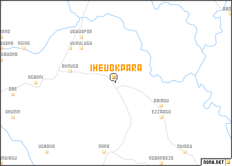 map of Iheuokpara