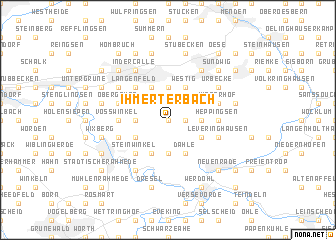 map of Ihmerterbach