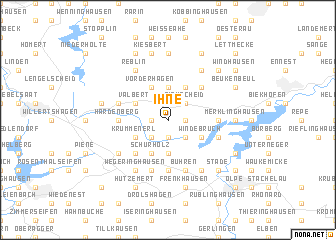 map of Ihne