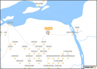 map of Ihom