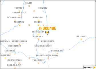 map of Ihorombe