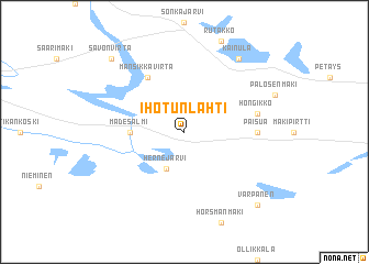 map of Ihotunlahti