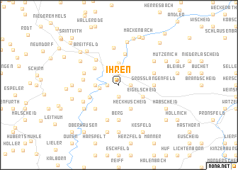 map of Ihren