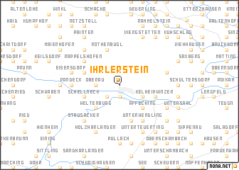 map of Ihrlerstein