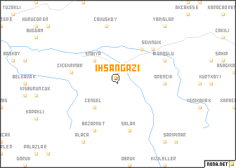 map of İhsangazi