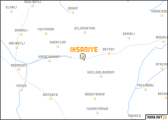 map of İhsaniye