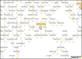 map of I-hsing