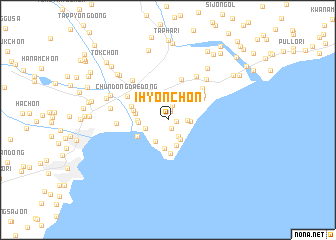 map of Ihyŏn-ch\