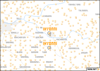 map of Ihyŏn-ni