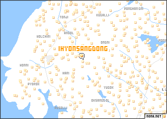 map of Ihyŏnsang-dong