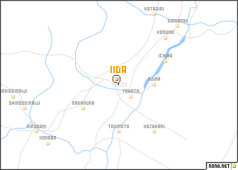 map of Iida
