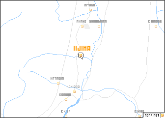 map of Iijima