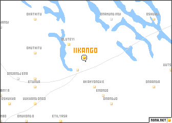 map of Iikango