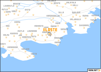 map of Iilaste