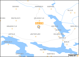 map of Iimäki