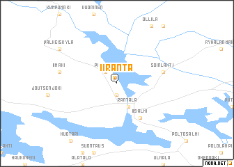 map of Iiranta