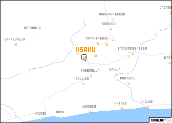 map of Iisaku