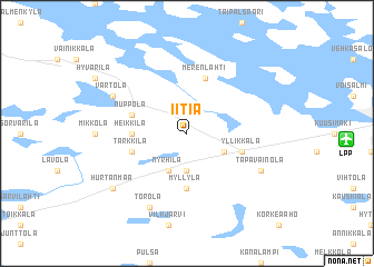 map of Iitiä