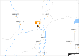 map of Iitomi