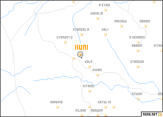 map of Iiuni