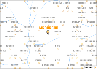 map of Ijado Agbo