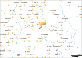map of Ijagon