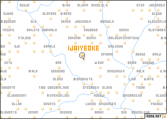 map of Ijaiye Oke