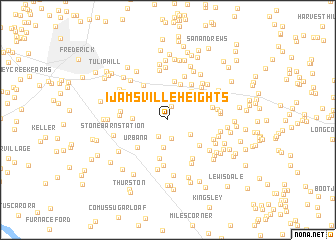 map of Ijamsville Heights