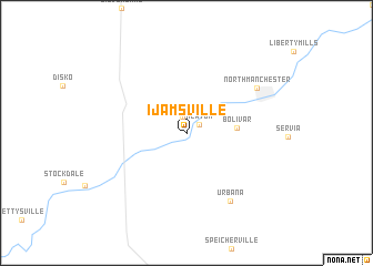 map of Ijamsville