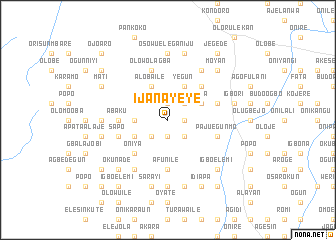 map of Ijana Yeye