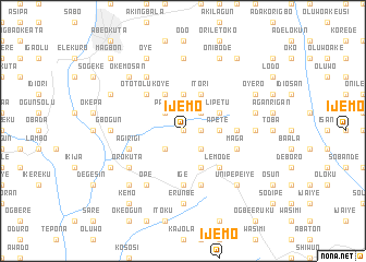 map of Ijemo