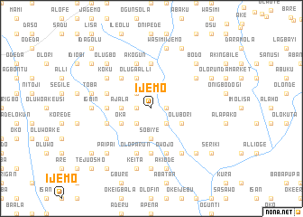 map of Ijemo