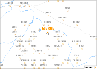 map of Ijerbe