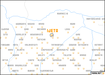 map of Ījeta