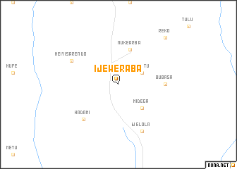 map of Īje Weraba