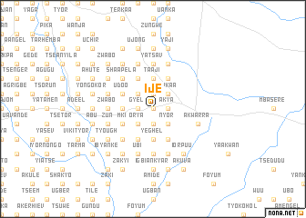 map of Ije