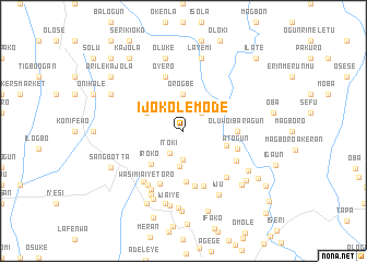 map of Ijoko Lemode