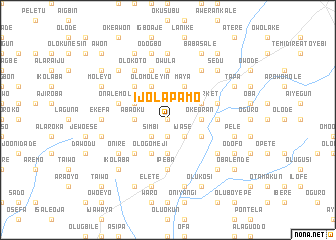 map of Ijolapamo
